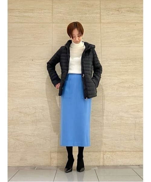 allureville（アルアバイル） スカート カラーメルトン釦付タイト