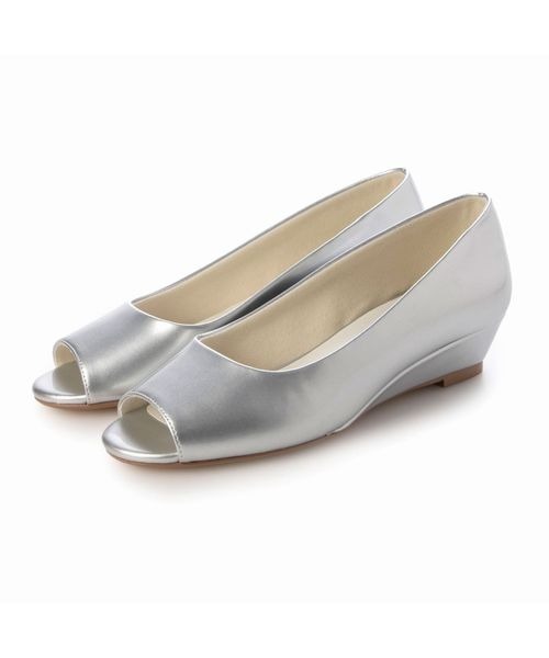 「Fin」 パンプス 22.5cm シルバー レディース_画像7