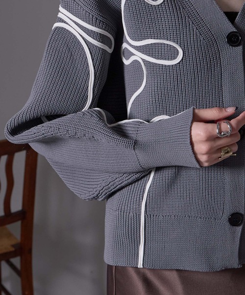 アレッジ　カーディガン ALLEGE（アレッジ）の「ALLEGE Mohair Cardigan (AL21W-FKN01