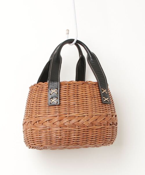 kate spade NEWYORK カゴバッグ　ブラウン×ブラック kate spade NEW YORK（ケイト・スペード ニューヨーク） かごバッグ