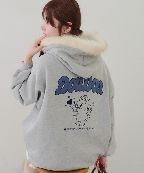 ANOTHER BRANCH OLIVE des OLIVE パーカー オタ活うさぎパーカー