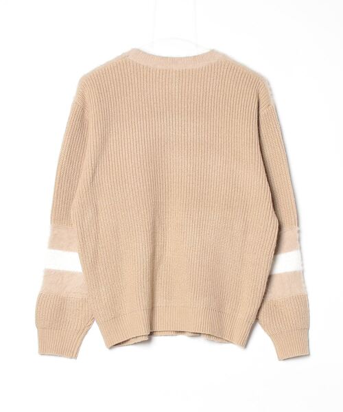 「SILAS」 長袖ニット SMALL ベージュ メンズ_画像2