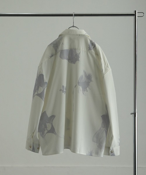 「Nilway」 長袖シャツ MEDIUM グリーン メンズ_画像3