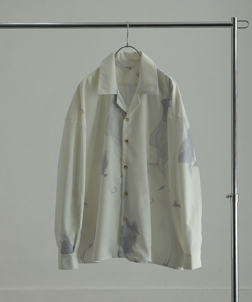 「Nilway」 長袖シャツ MEDIUM グリーン メンズ_画像4