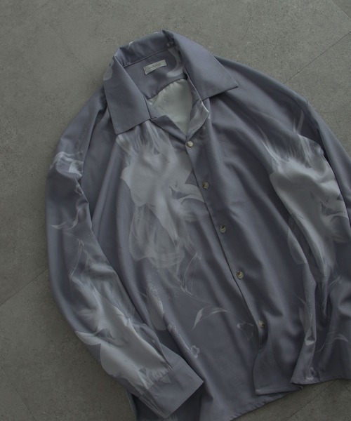 「Nilway」 長袖シャツ MEDIUM グリーン メンズ_画像9