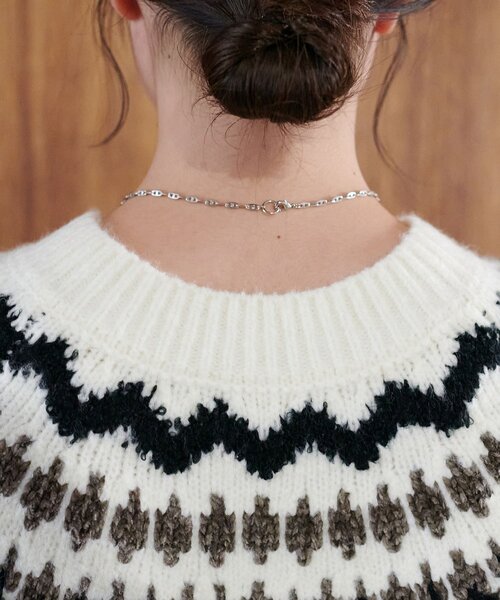 Discoat（ディスコート） ニット セーター 「ユニセックス」求心柄