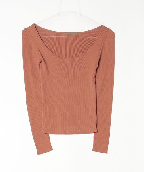 「LIMITLESS LUXURY」 長袖ニット - ブラウン レディース_画像2