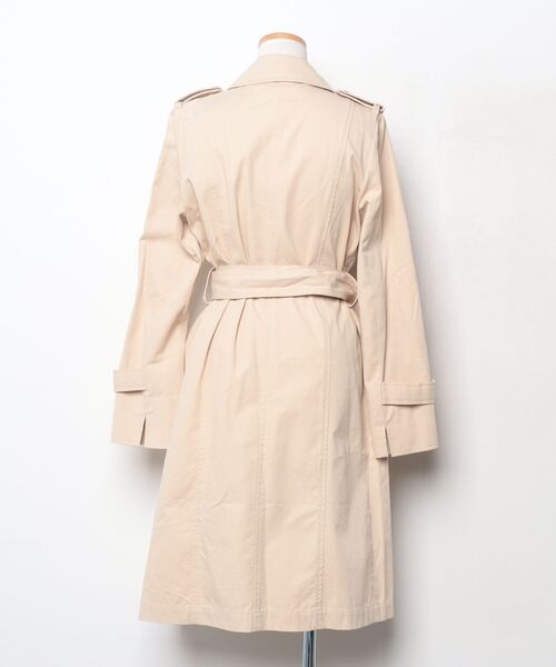 「B7」 トレンチコート 38 ベージュ レディース_画像2