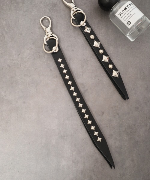 FUNALIVE（ファンアライブ） キーホルダー 栃木レザー スタッズ