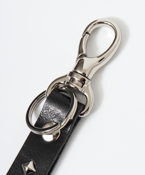 FUNALIVE（ファンアライブ） キーホルダー 栃木レザー スタッズ