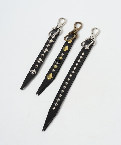 FUNALIVE（ファンアライブ） キーホルダー 栃木レザー スタッズ