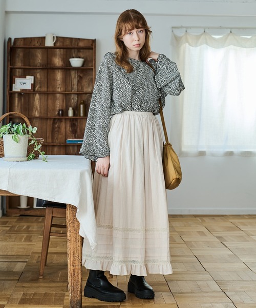 「Crisp」 長袖ワンピース FREE ブラック レディース_画像4