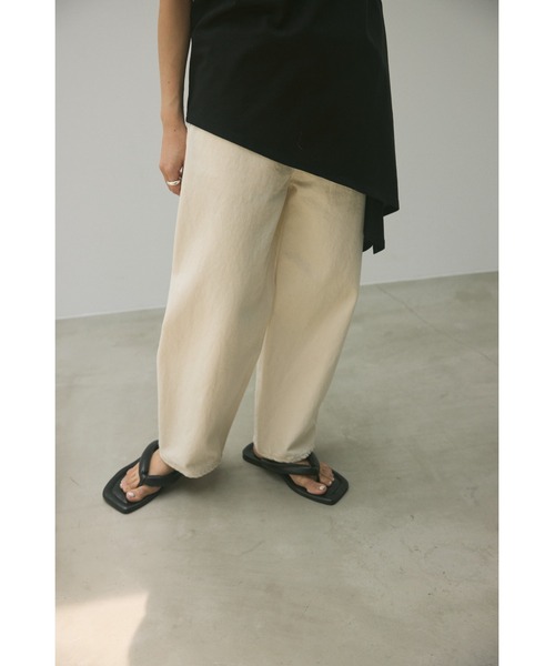 「BLACK BY MOUSSY」 デニムパンツ 23inch ホワイト レディース_画像4