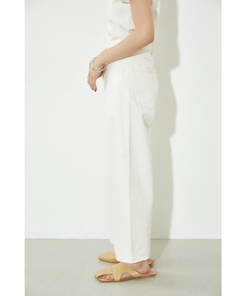 「BLACK BY MOUSSY」 デニムパンツ 23inch ホワイト レディース_画像8