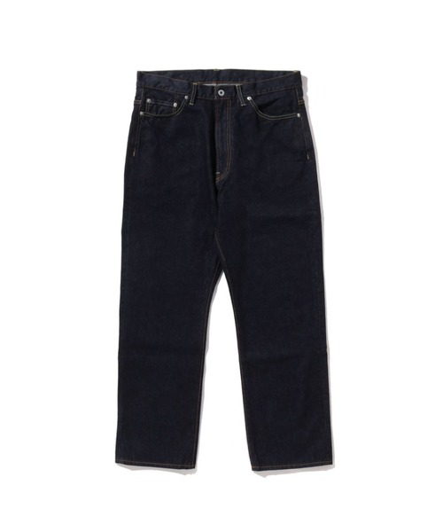 ム*ク様 APEデニム A Bathing Ape Men Bape Relaxed Fit Denim Pants navy indigo