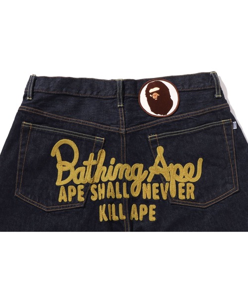 A BATHING APE（アベイシングエイプ） ジーンズ CHAMPION DENIM PANTS