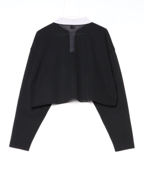 「6」 長袖ポロシャツ FREE ブラック レディース_画像2