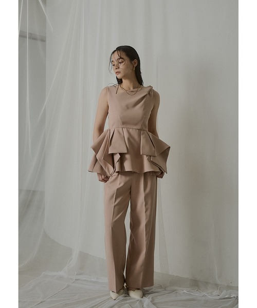 LE'RURE パンツドレス LE'RURE パンツドレス Jacquard lace pants dress : ZOZOTOWN Yahoo!店