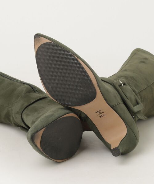 「Dhyana」 ロングブーツ 23.5cm グリーン レディース_画像3