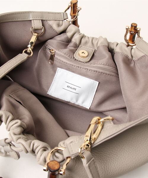 「Beau're」 2WAYバッグ FREE キャメル レディース_画像4