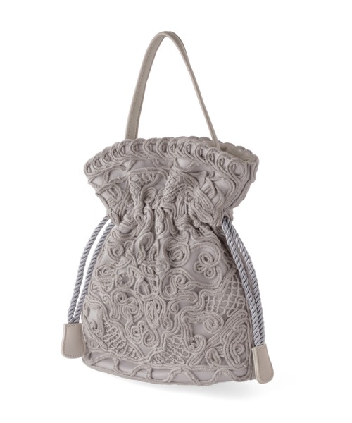 ANEMONE（アネモネ） ショルダーバッグ バッグ 刺しゅう巾着2WAYバッグ