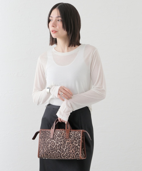 「BASERANGE」 長袖カットソー SMALL ピンク レディース_画像4