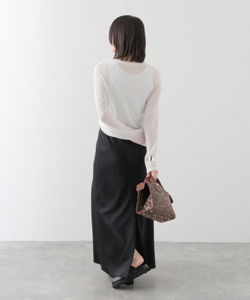 「BASERANGE」 長袖カットソー SMALL ピンク レディース_画像8