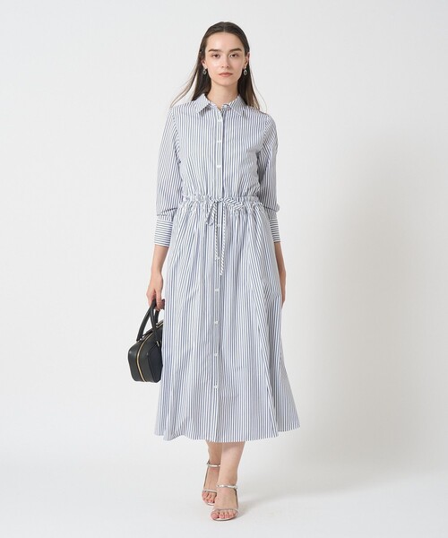 「ANAYI」 シャツワンピース 38 ベージュ レディース_画像3