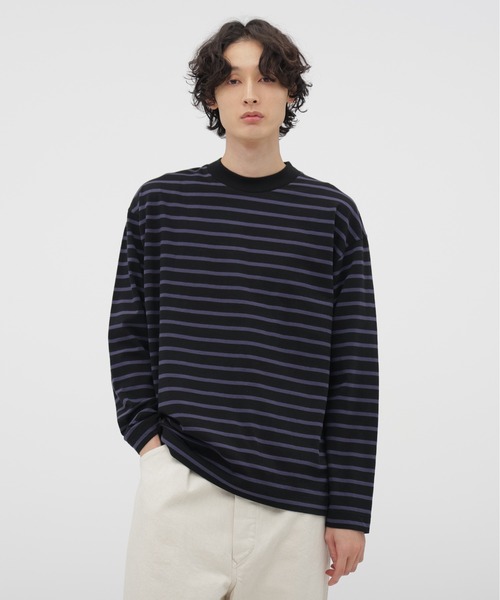 MHL.（エムエイチエル） tシャツ SMOOTH COTTON JERSEY TOP メンズ