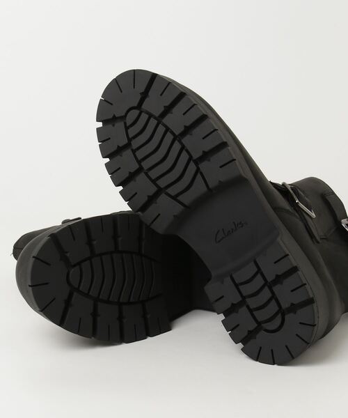 「Clarks」 ショートブーツ - ブラック レディース_画像3