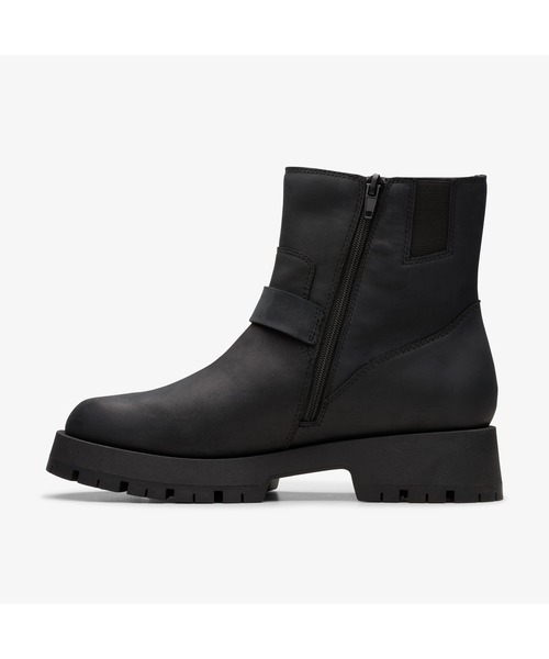 「Clarks」 ショートブーツ - ブラック レディース_画像4
