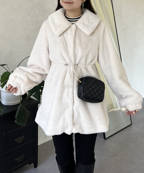 「prose verse」 コート MEDIUM アイボリー レディース_画像2