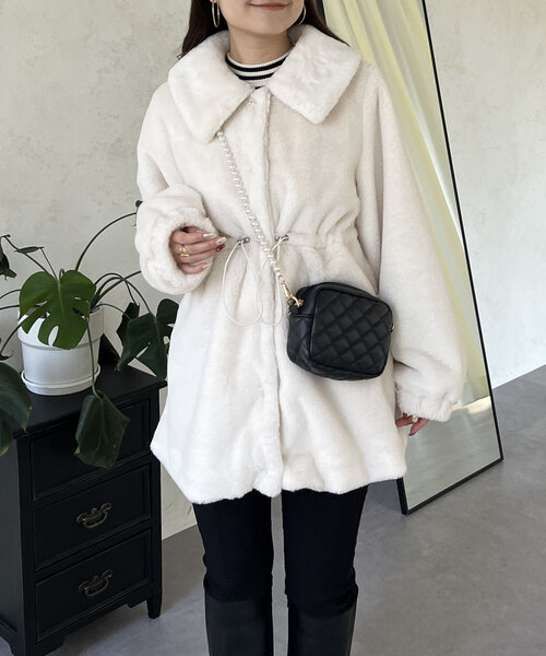 「prose verse」 コート MEDIUM アイボリー レディース_画像6