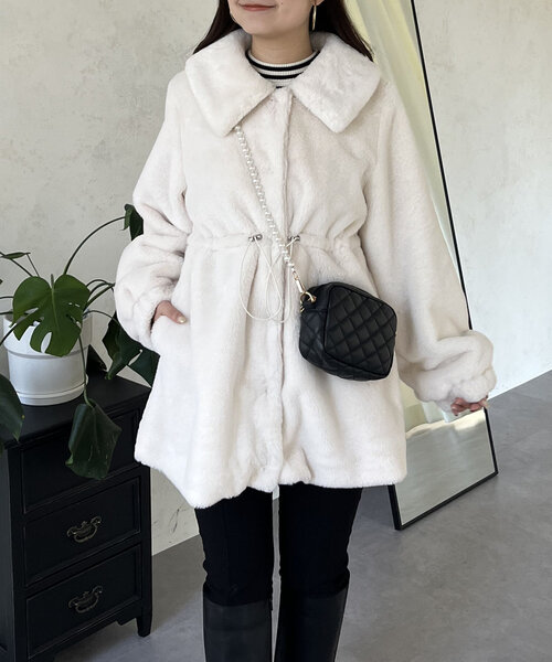 「prose verse」 コート MEDIUM アイボリー レディース_画像9