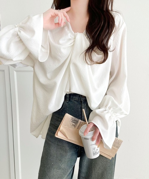 「classicalelf」 長袖ブラウス X-LARGE ブラック レディース_画像3