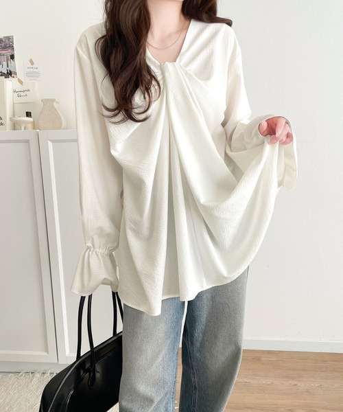 「classicalelf」 長袖ブラウス X-LARGE ブラック レディース_画像9