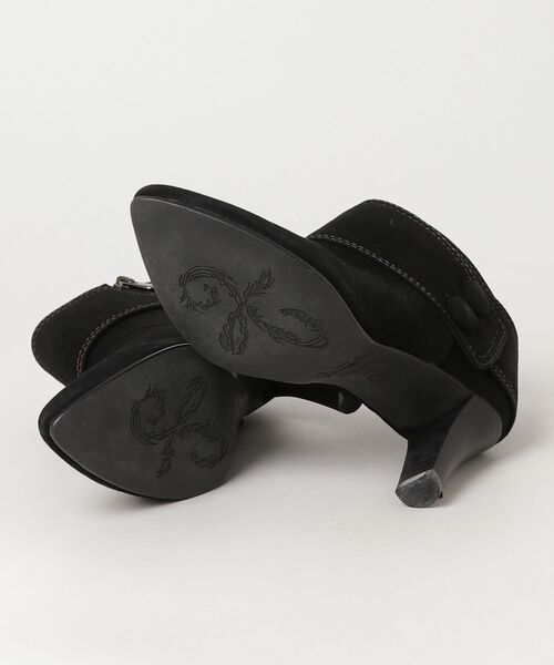 「GINZA Kanematsu」 ショートブーツ 21.5cm ブラック レディース_画像3