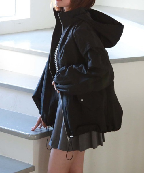 「archives」 ナイロンブルゾン MEDIUM オリーブ レディース_画像9