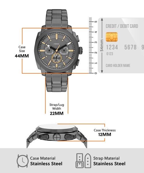 FOSSIL（フォッシル） 腕時計 腕時計 メンズ アナログ ステンレス