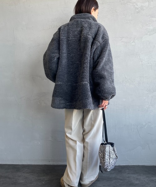 「JF Ready Made」 ブルゾン F チャコールグレー レディース_画像7