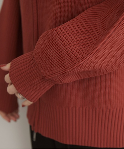 「ANGIE」 ニットカーディガン FREE グレー レディース_画像3