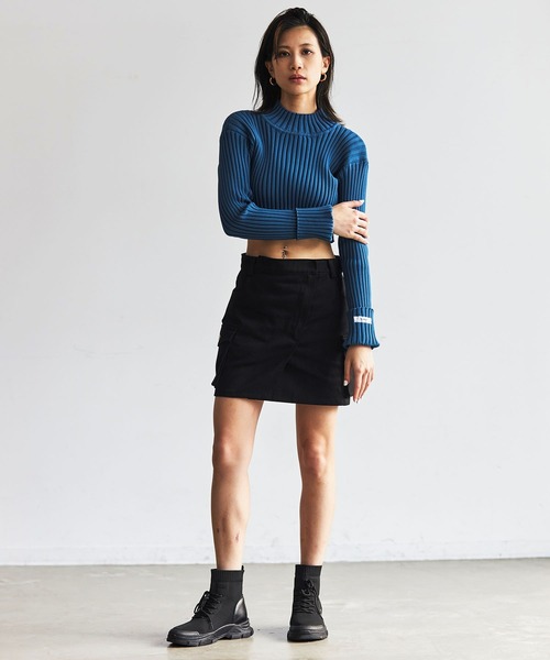 「FIG&VIPER」 長袖カットソー FREE ブルー レディース_画像5