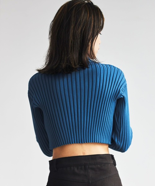 「FIG&VIPER」 長袖カットソー FREE ブルー レディース_画像6