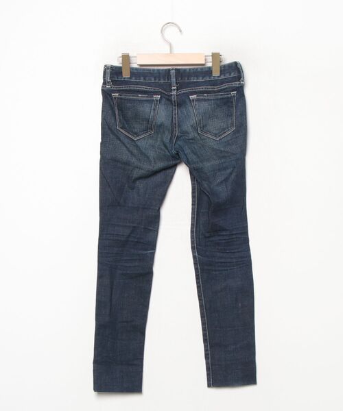 「BLACK BY MOUSSY」 スキニーデニムパンツ 24inch ネイビー レディース_画像2
