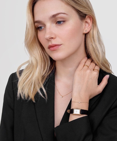 ローズゴールド 輪型パール & リング  #サイズ-54 Daniel Wellington（ダニエルウェリントン） 指輪 リング Line Ring