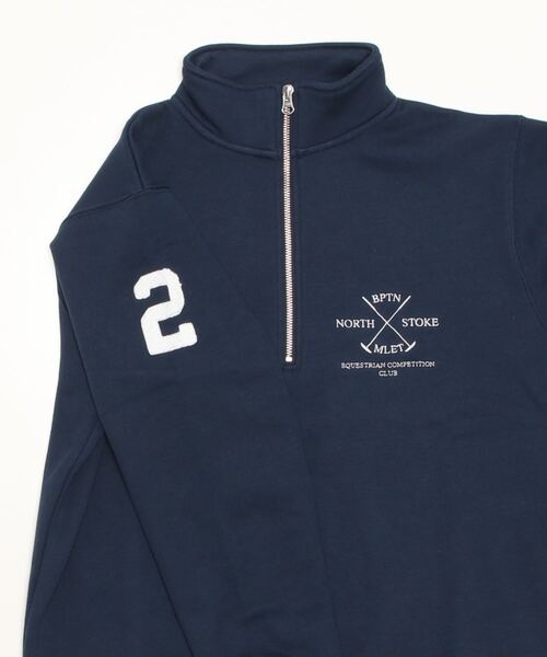 「B:MING by BEAMS」 スウェットカットソー SMALL ネイビー メンズ_画像3
