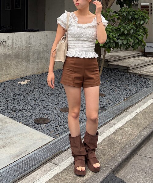 Chico（チコ） パンツ チャーム付きコンパクトショートパンツ