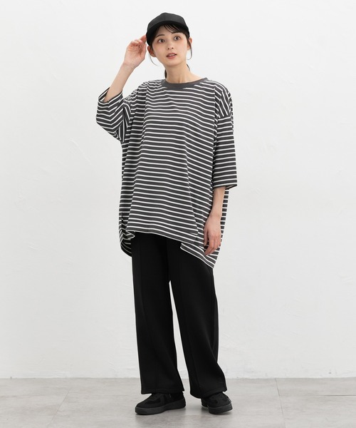 ハニーレア品☆Tシャツチュニック美品 チュニックフレアブラウス: トップス｜ハニーズ公式通販