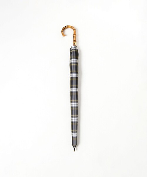 【美品】MACKINTOSH LONDON 赤 チェック柄 長傘 MACKINTOSH LONDON（マッキントッシュ ロンドン）】先染めチェック雨傘