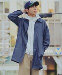 コート ジャケット デニムライクシャンブレー ...の詳細画像5